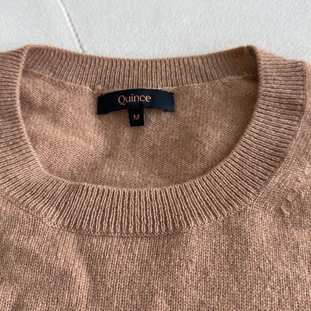 QUINCE Cashmere Tee Size M - Picture 9 of 10